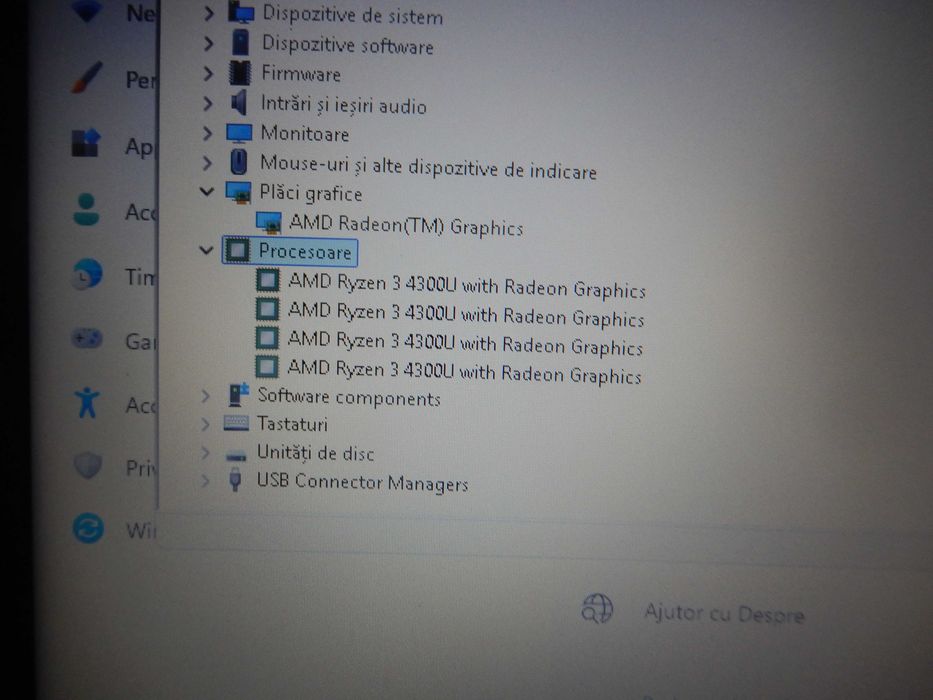 laptop LENOVO THINKPAD L14 GEN 1,ram8gb ddr4,hard ssd nvme m2sata 256gb,stare foarte buna ,an2021