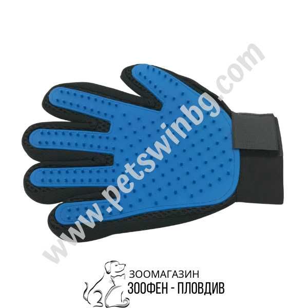 Масажна ръкавица за Куче/Коте - Плат с Гума - 22/12см