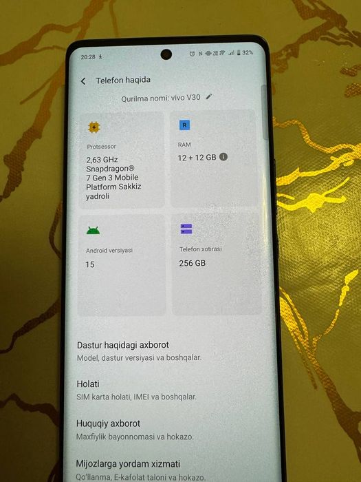 Vivo v 30 tilfon
