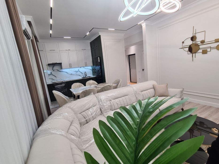 Аренда 2х ком. Люкс квартира в Сергели-5, Метро-3.((ГОЛДЕН ЛАЙФ))