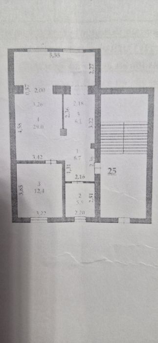 Продается 2х комнатная квартира