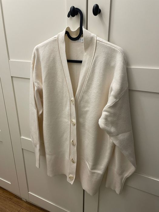 Cardigan de toamnă ivory oversized croșetat primark mărimea xs