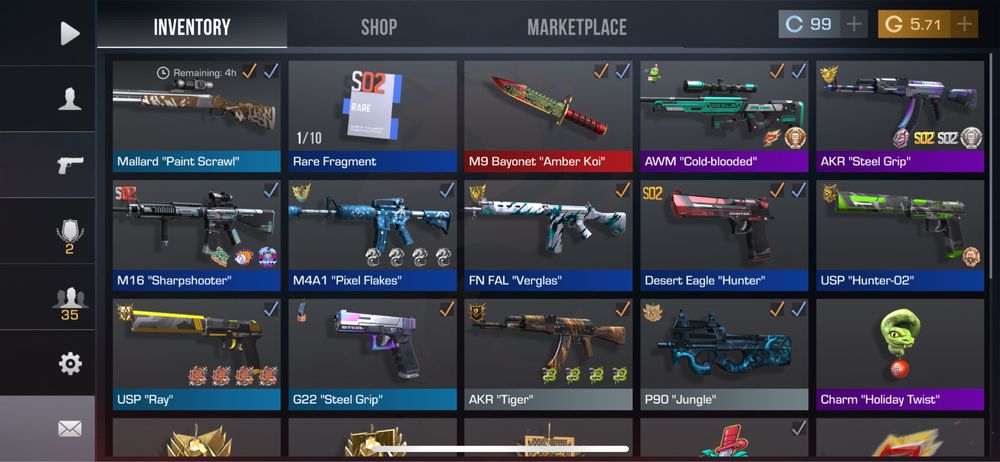 Продам аккаунт standoff2