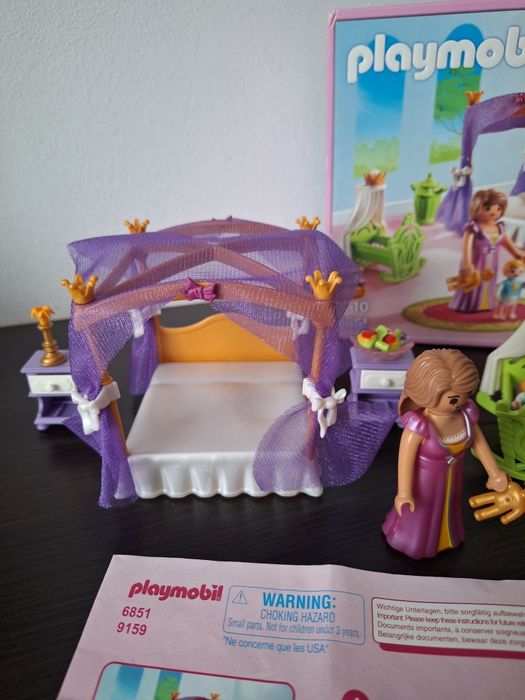 Playmobil Princess - Camera prințesei cu leagăn (6851)