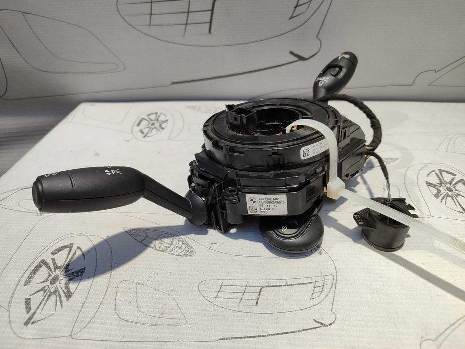 Ansamblu manete comenzi volan + spiră Mini One / Cooper F55 F56 61316827362 2016 / [2013-2026] / (5A3)