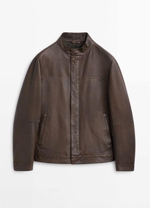 Geaca Massimo Dutti din piele