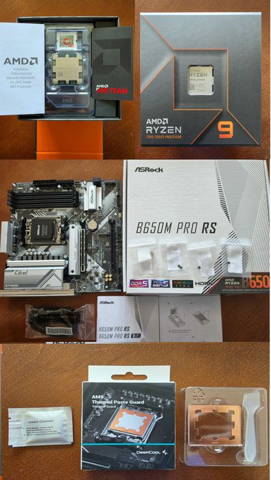 AMD Ryzen 7950X + ASRock B650 Pro RS + Deepcool Thermal Guard