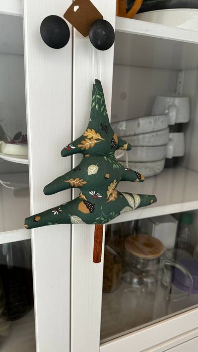 Новогодние текстильные ёлочки.