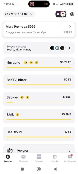 Гигабайты Билайн