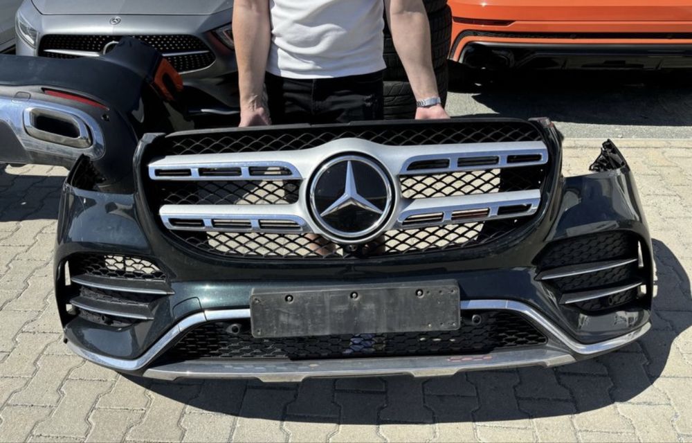 Оригинална предна AMG броня с решетка и емблема за MERCEDES GLS X167