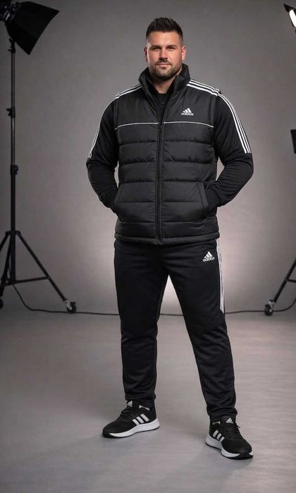 НОВ ЦВЯТ За EДРИ Мъже анцузи полиамид ADIDAS CLASSIC реално големи размери 6XL