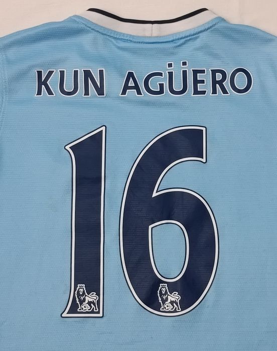 Nike DRI-FIT Manchester City #16 kun Aguero Home Jersey ръст 147-158см
