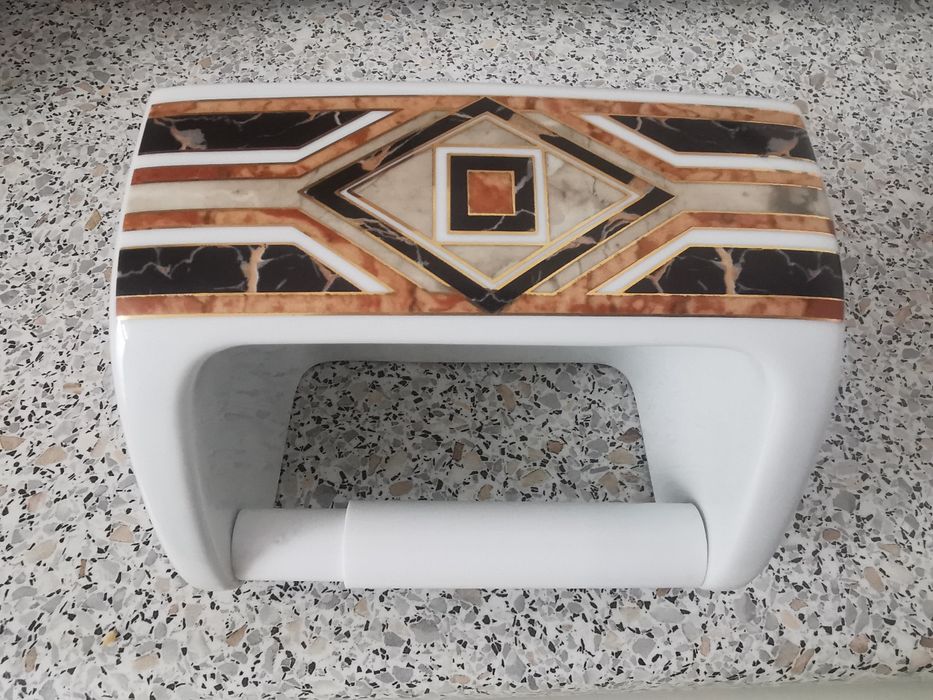Suport ceramic hartie igienica toaleta