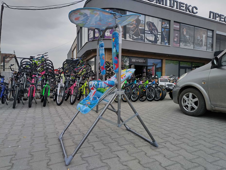 MONI Градинска люлка със сенник FUNNY син