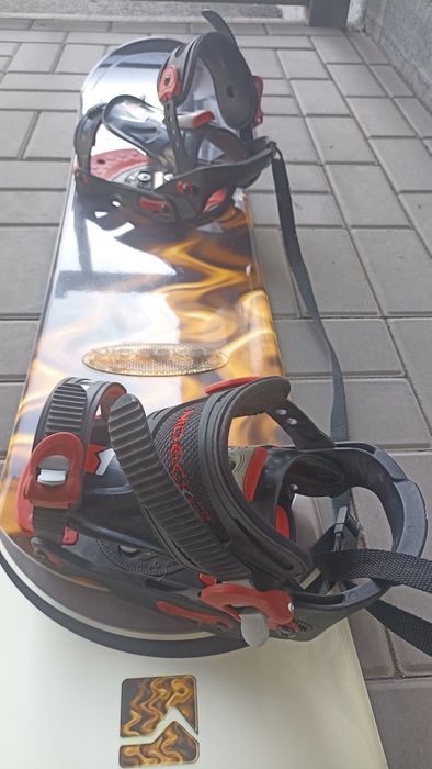 Доска , крепление , ботинки