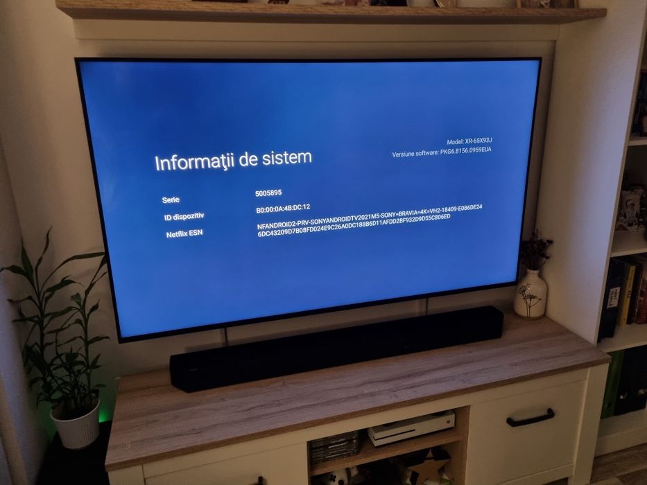 Televizor Sony Bravia 65X93J, 163.9 cm, Smart Google TV, 4K