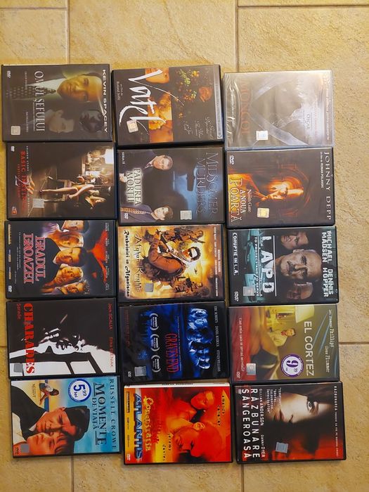 15 DVD-uri cu filme de actiune celebre