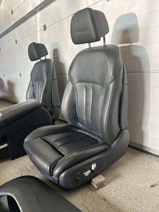 Interior piele negru scaune bancheta bmw x5 G05 2020