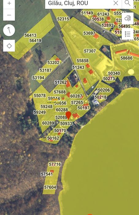 Teren intravilan 530 mp Motel Gilau zona cabana Ocolul Silvic Gilău