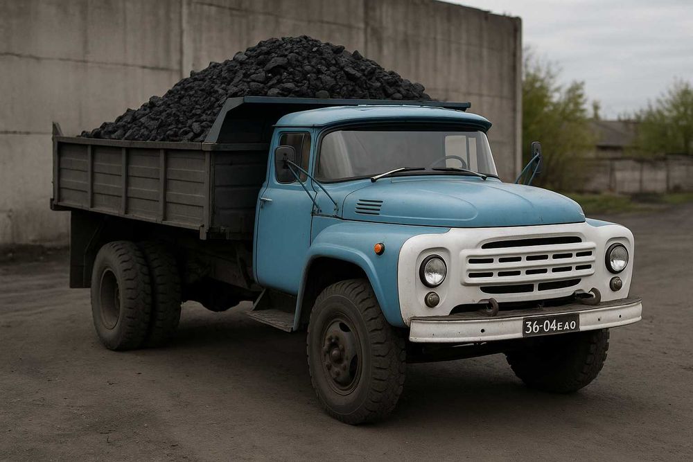 Уголь, доставка Зил