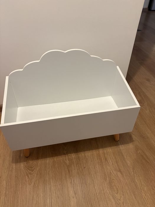 Mobilier/Suport copii: jucarii, plusuri, carti , alb, lemn, scandinav