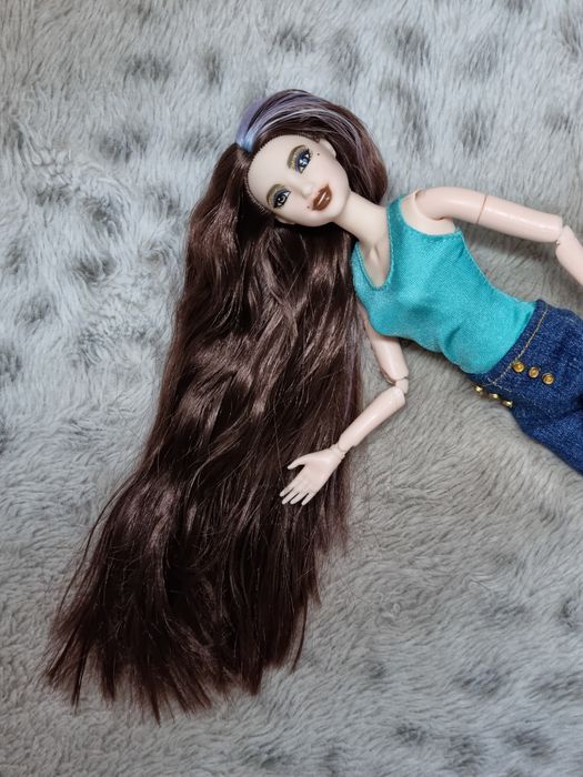 Papusa Barbie Articulata Fiesta Party Color Reveal Hybrid Custom