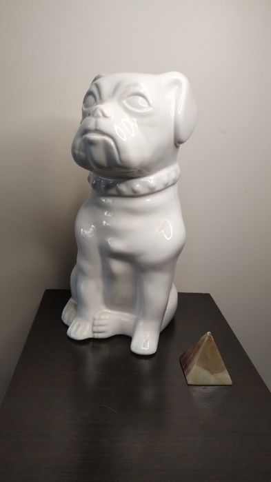 Чудесна статуетка на булдог от керамика. Куче.
