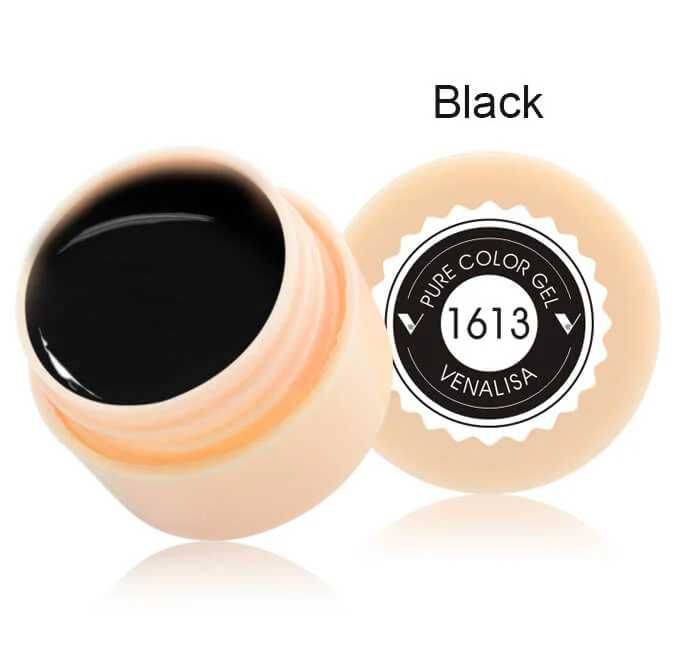 Venalisa UV LED гел боя бяла или черна