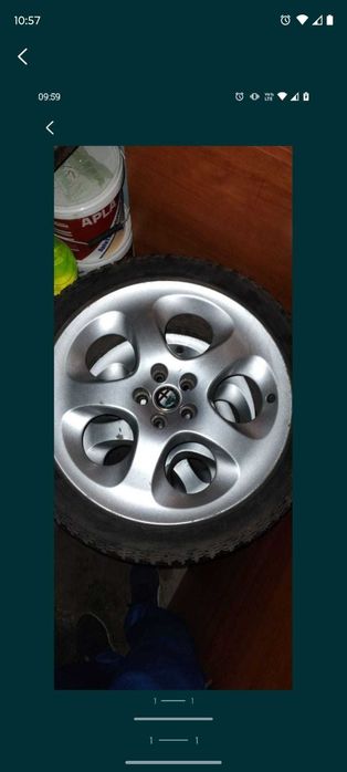 Vand set 4 bucati jenti Alfa Romeo R17