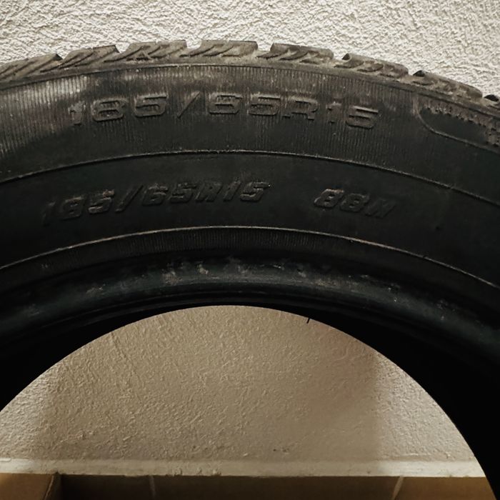 2 anvelope Fulda +janta rezerva biscuite BMW