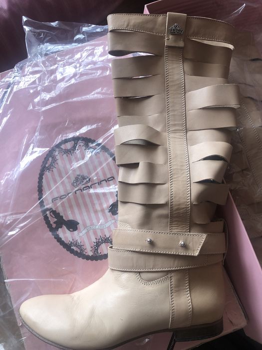 Ботуши естествена кожа Fornarina 40 номер. SCANDAL