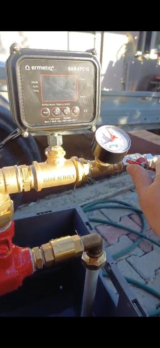 Vand pompa electrica pentru umplere instalație termica cu antigel.
