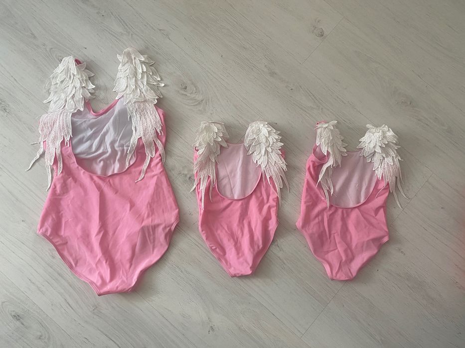 Seturi costume de baie family tata / mama - fiica S-M ,2 -4ani,6-7ani