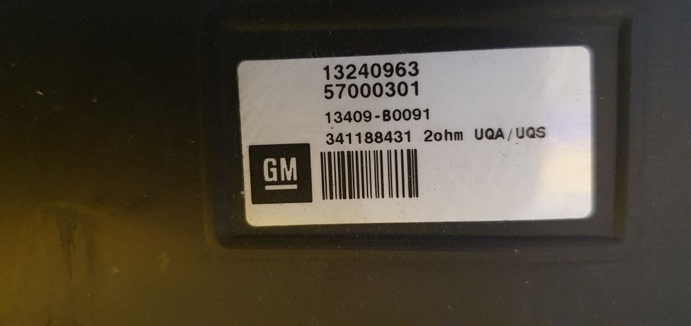 Amplificator/ subwoofer Infiniy Opel Insignia Gm 1782137, gm 1781174