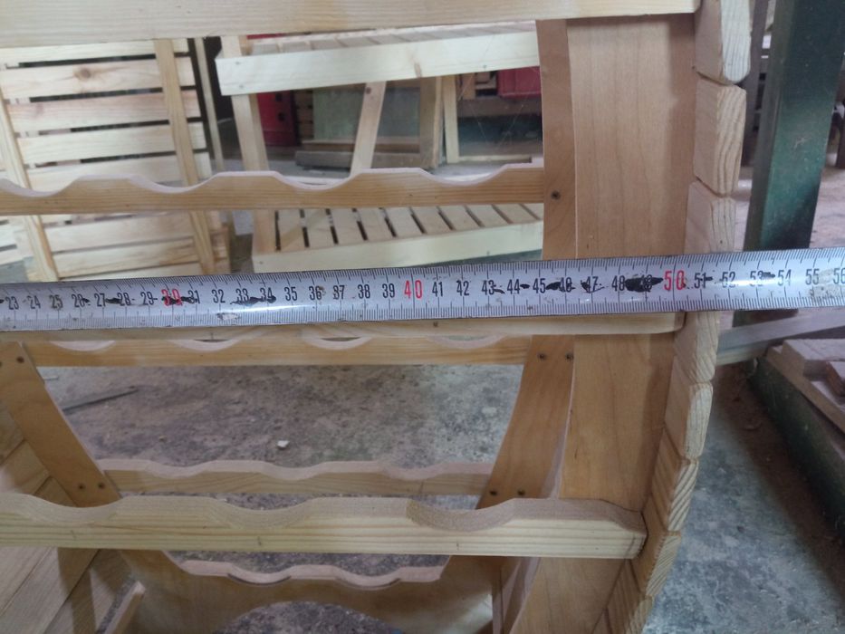 Наличен Стелаж за вино за 18 бутилки тип "буре"