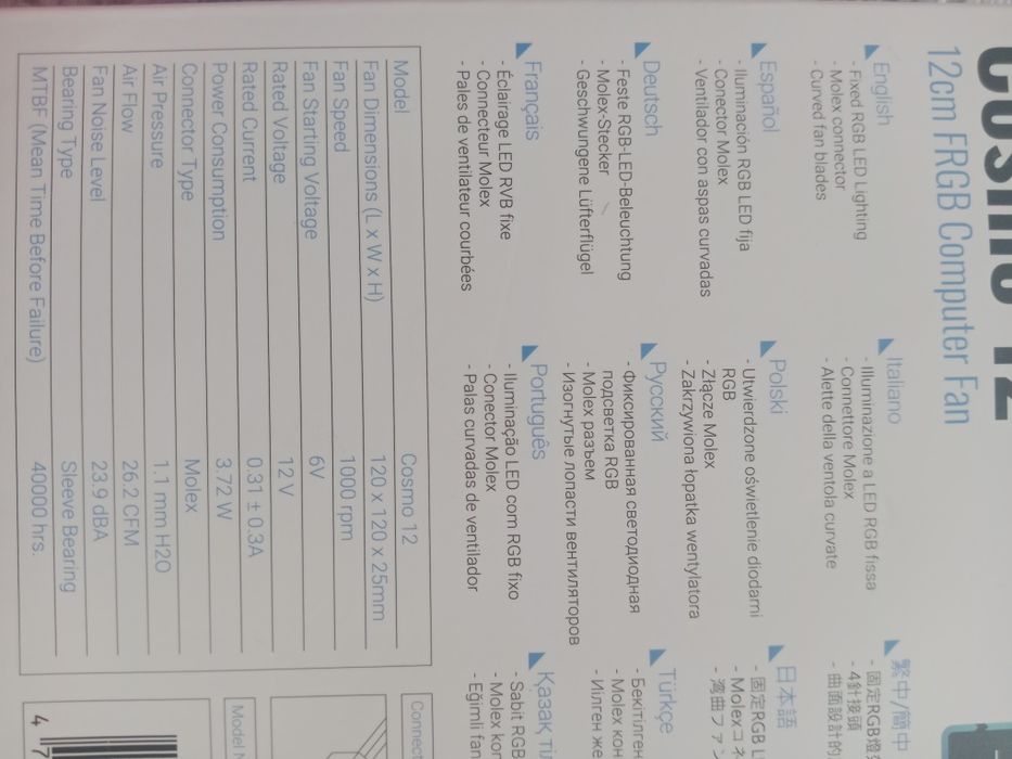 Вентилятор охлаждения компьютера