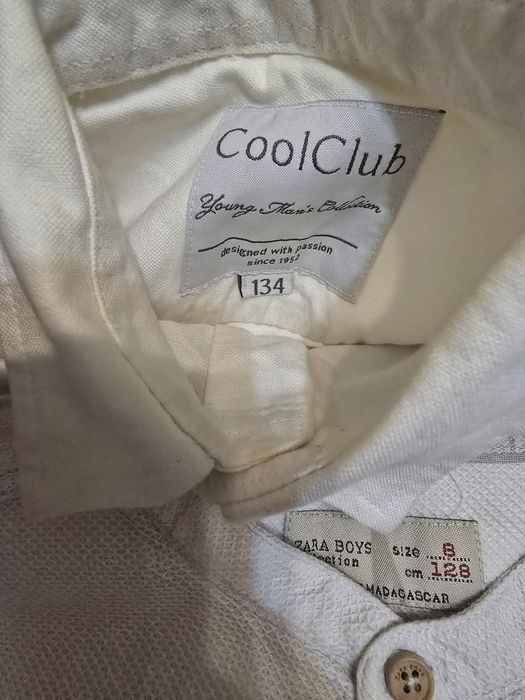 Camasi copii, marime 7-8 ani, respectiv 128 cm, pret 15 lei camasa.