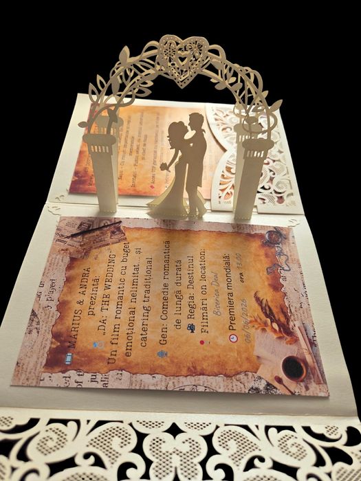 Invitatii pe diferite culori sau marimi