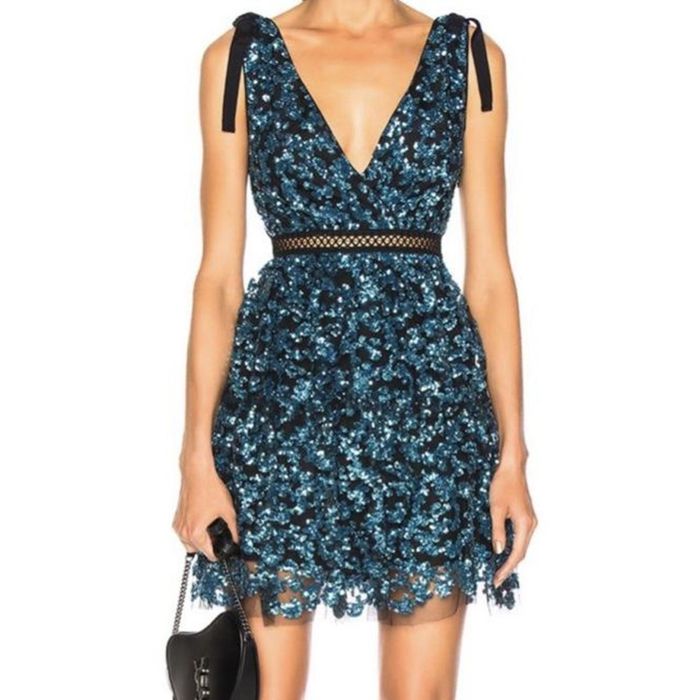 Рокля с пайети Self Portrait