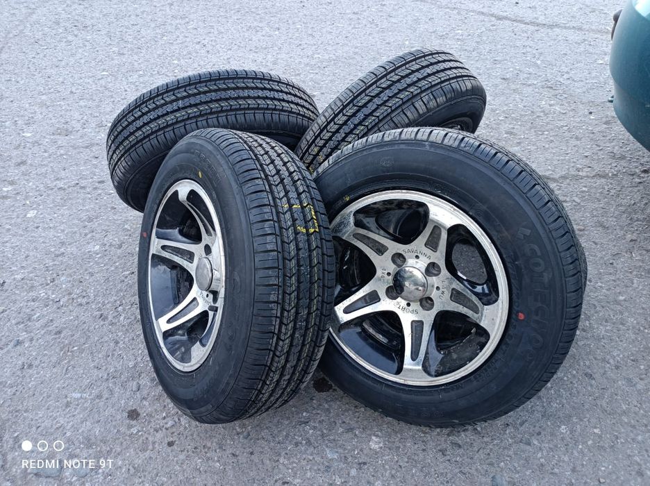 Продам летние автошины с дисками на R13