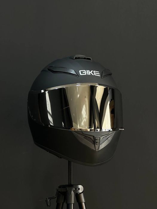 Мотошлем Qike Black Matt
