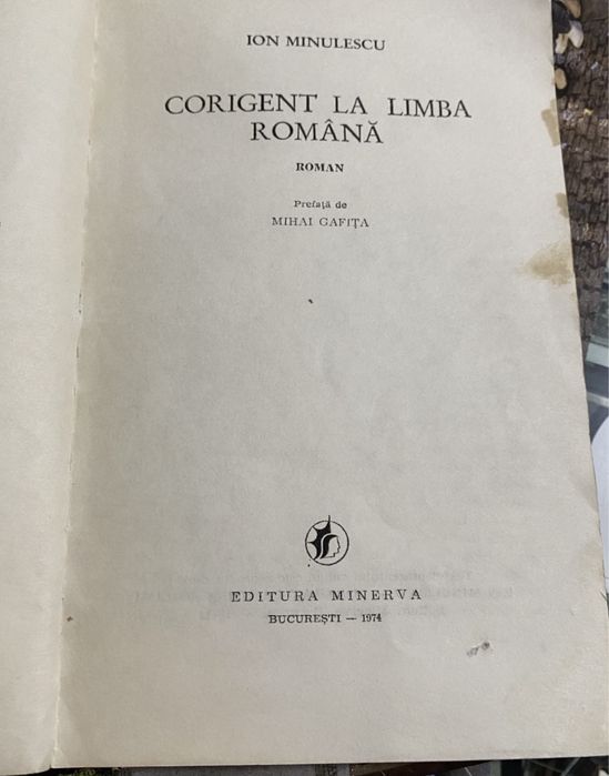 Ion Minulescu-corigent la lb. romana. 1974
