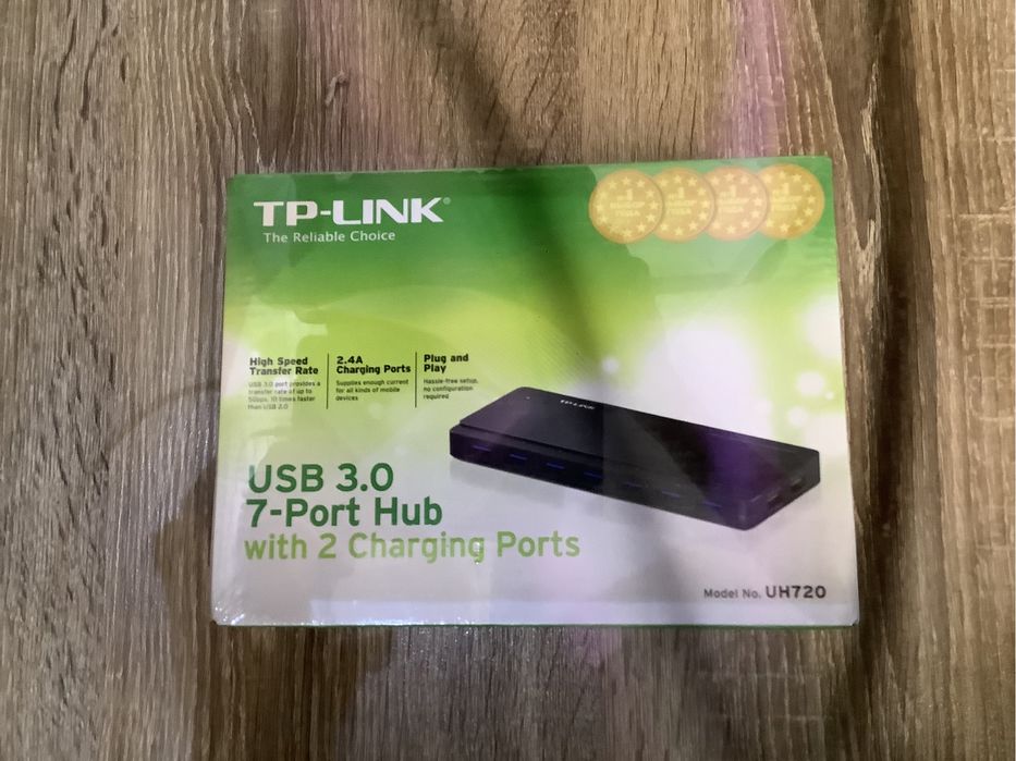 USB HUB 7-port USB 3.0 TP-Link UH720, Black