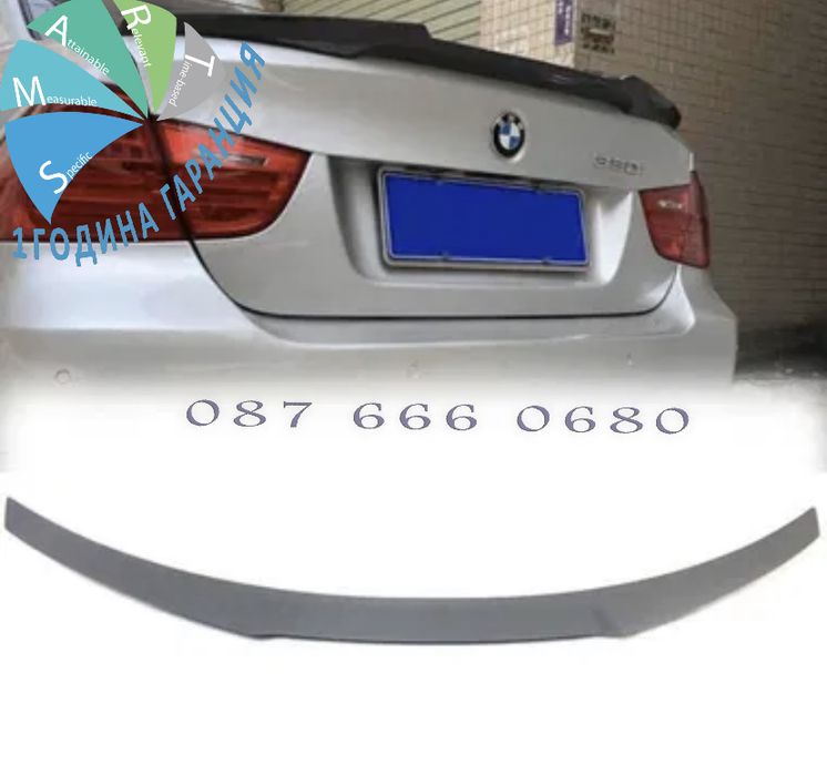 Лип спойлер багажник BMW E90 3 сериа lip spoiler M бмв е90 M4 style