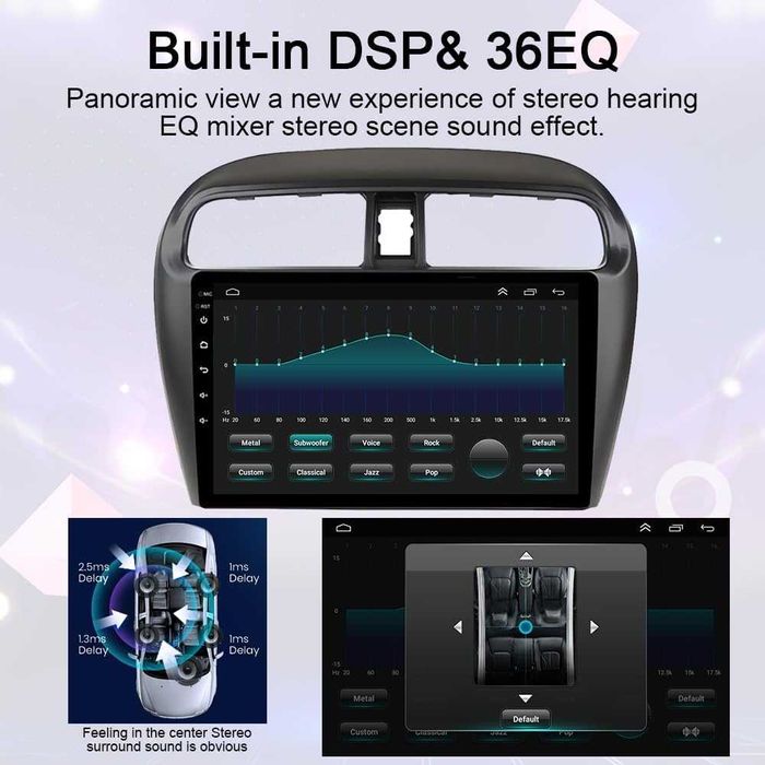 Мултимедия Mitsubishi Mirage Attrage Space Star Dodge Attitude Android