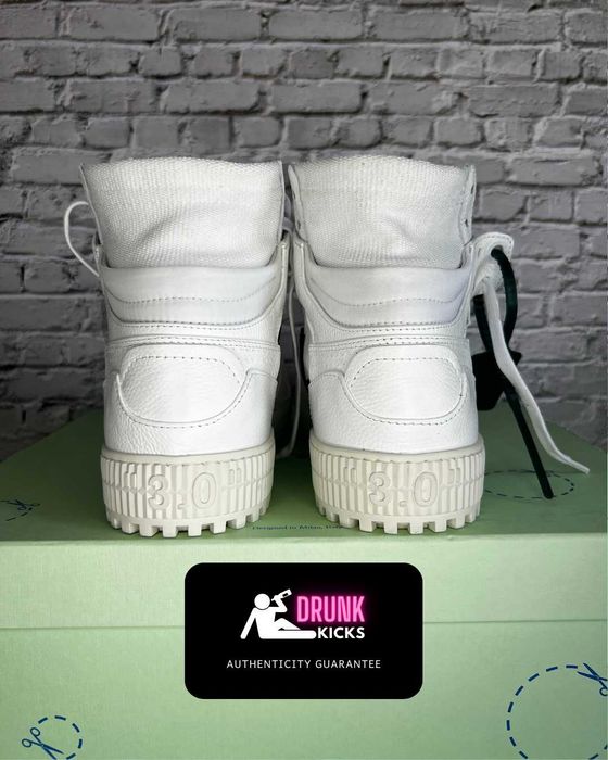 Off White Court 3.0 Full White Sneakers High | IT 42 fit 43 cu FACTURA