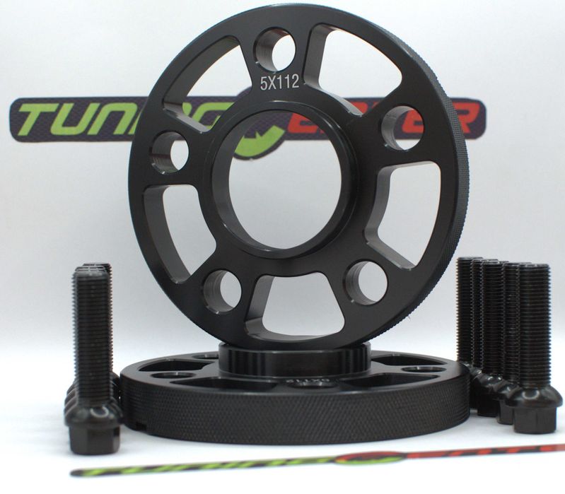 Flanse Distantiere Negre 5x112 20mm UltraLight Mercedes BMW Audi Mini