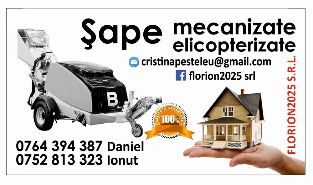 Facem șape mecanizate elicopterizate