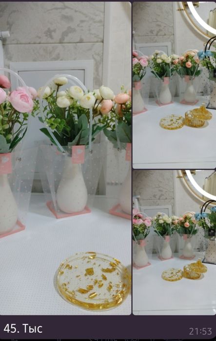 Decor suniy gullar. Buyurtma asosida