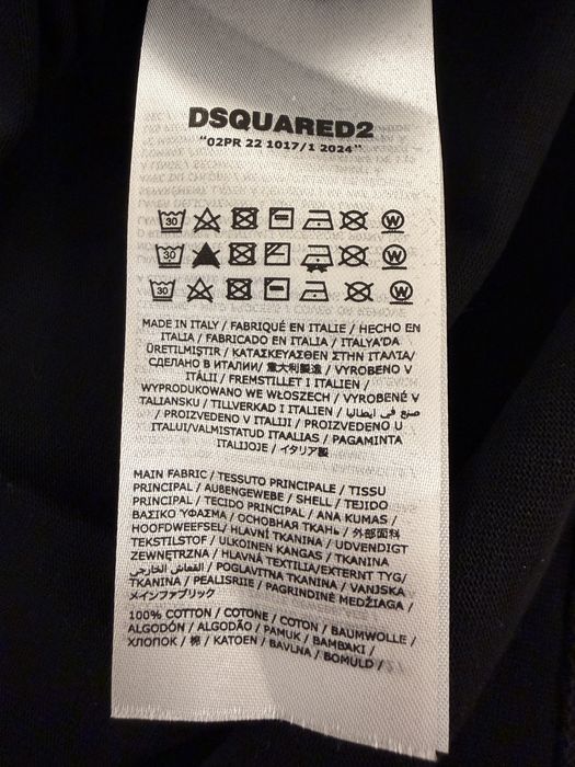 Tricou dsquared2 XXL negru